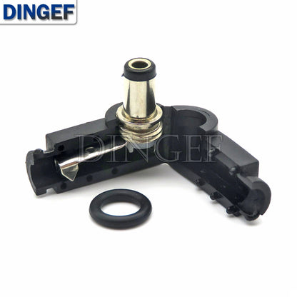 Right Angle DC Barrel Power Plug Solder Connectors for Cable Wiring