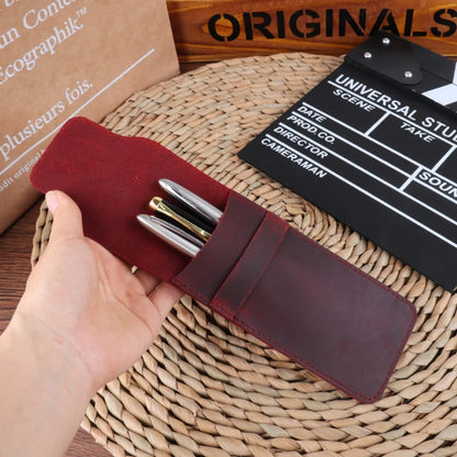 Handmade Leather Pen Case
