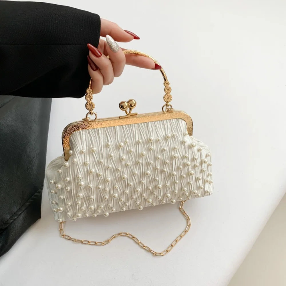 Handmade Seashell Beaded Bag