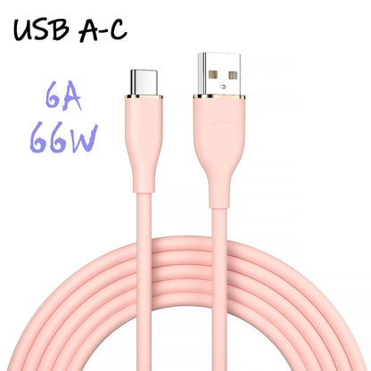 66W USB-C Silicone Cable
