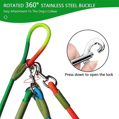 Reflective Hands-Free Dog Leash