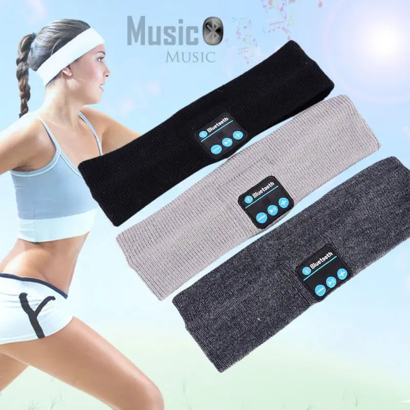 Bluetooth Sleep Headband with Built-In Speakers & Microphone