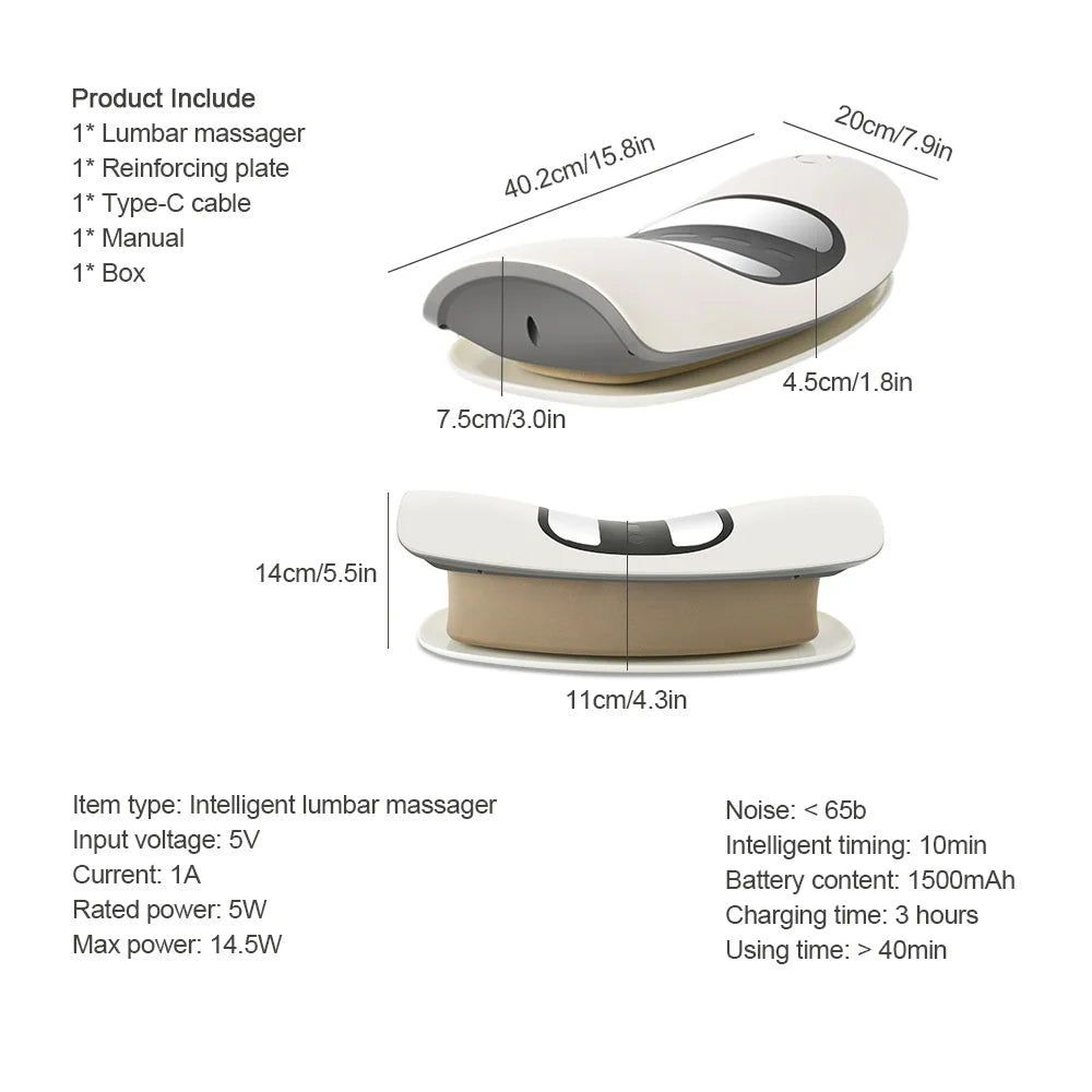 Electric Lumbar Traction Massager