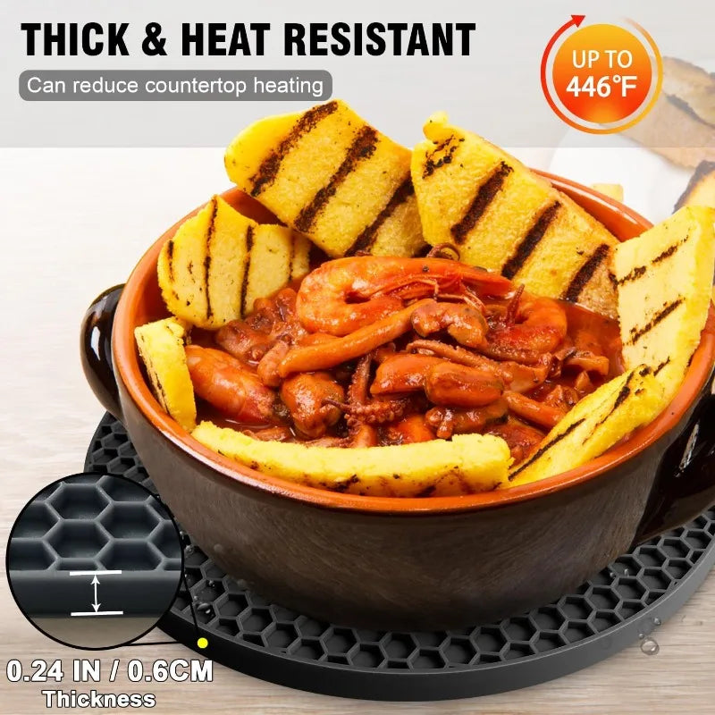 Silicone Pot Holder Trivet Heat Resistant Mat