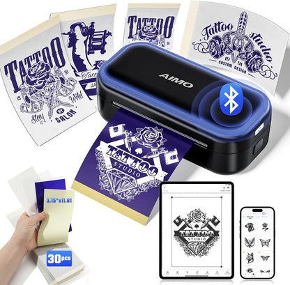 AIMO MR3 Mini Wireless Tattoo Stencil Printer