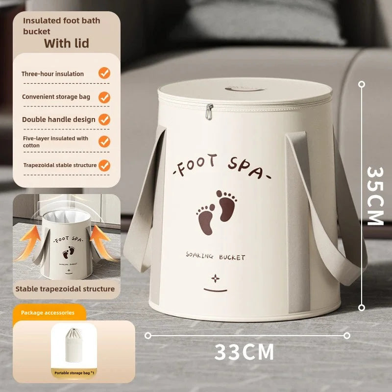 Portable Folding Foot Bath Bucket