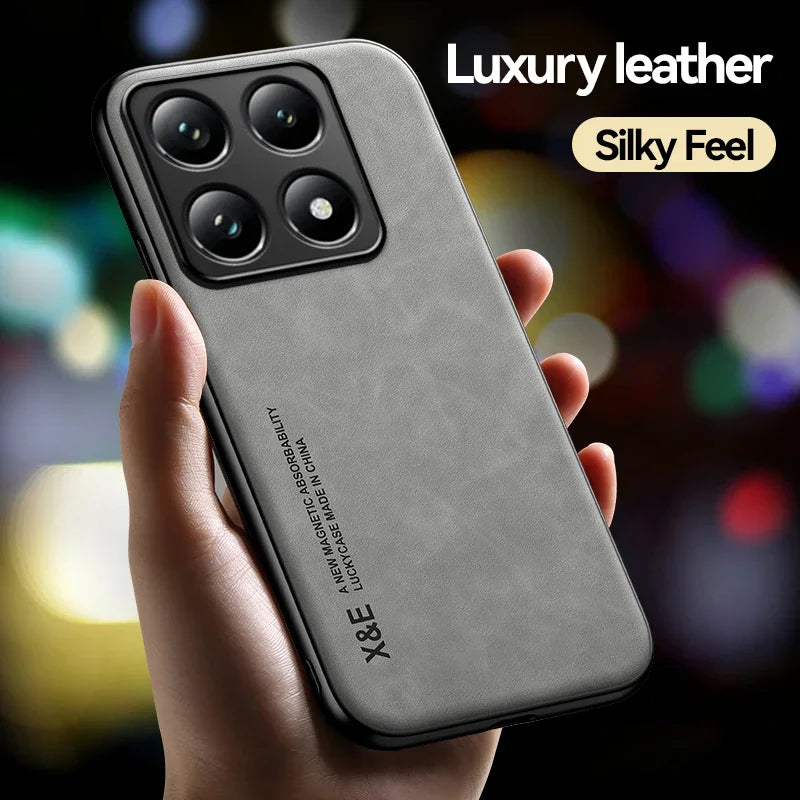 Luxury Leather Mobile Phone Case For Xiaomi