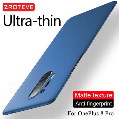 Zroteve Slim Frosted Hard PC Cover For OnePlus 7 7T 8 8T 10 Pro 9 9R 9RT 10R 10T