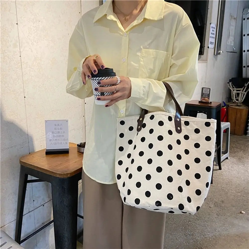 Korean Style Wave Point Shoulder Bag