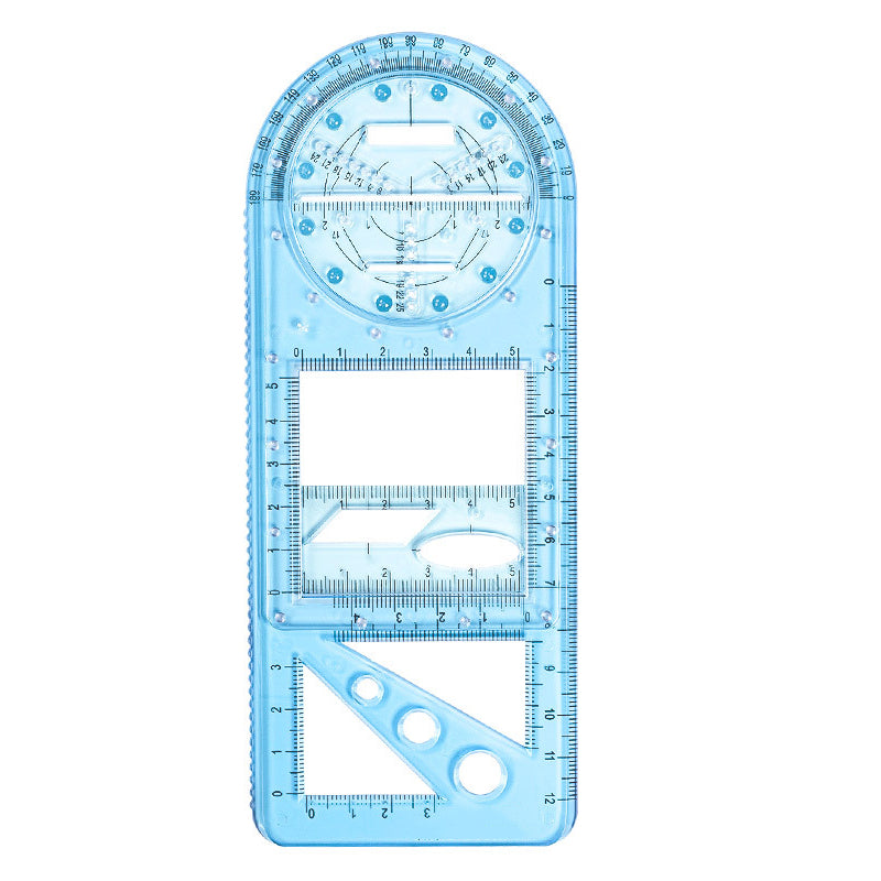 Multifunctional Geometric Drawing Ruler