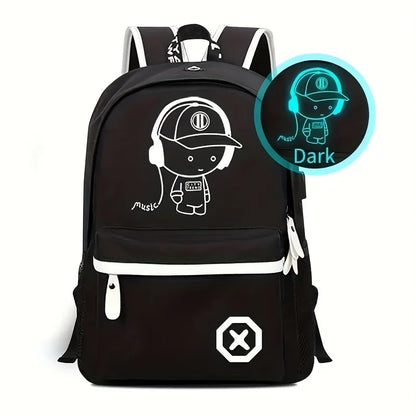 Luminous USB Laptop Backpack