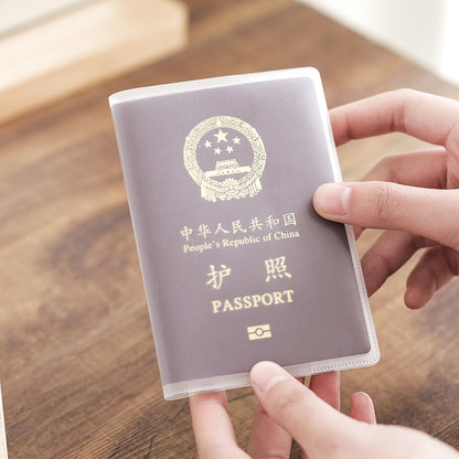 Transparent PVC Passport & Travel Document Holder