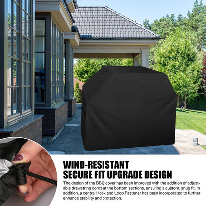 Waterproof Heavy-Duty BBQ Grill Cover – UV & Weather Resistant