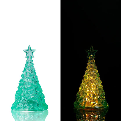 LED Crystal-Style Christmas Tree Ornament