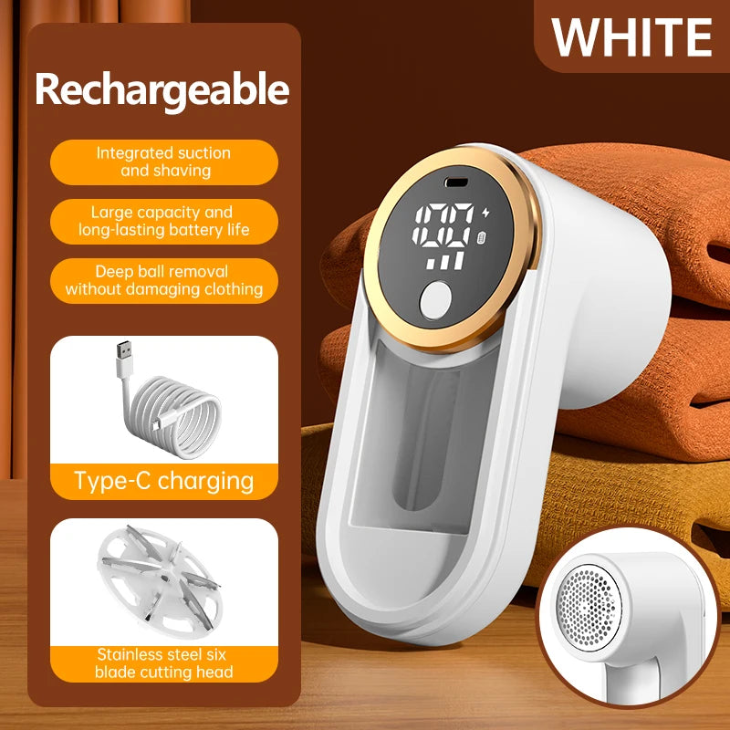 Portable Lint Remover with LED Display