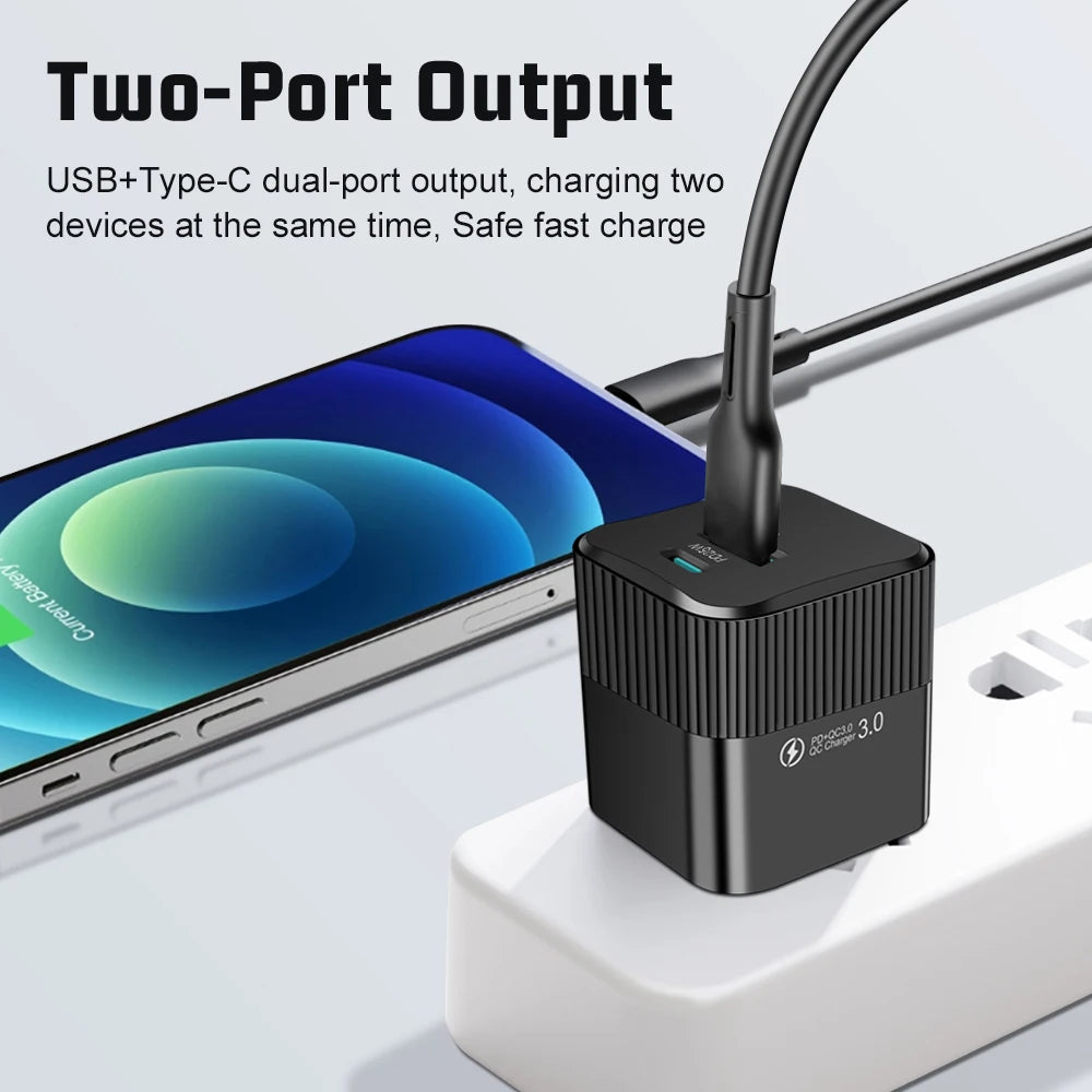 USB-C PD 25W Fast Travel Charger