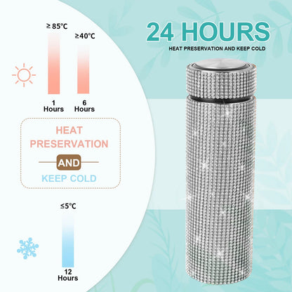 500ml Stainless Steel Diamond Thermos Bottle