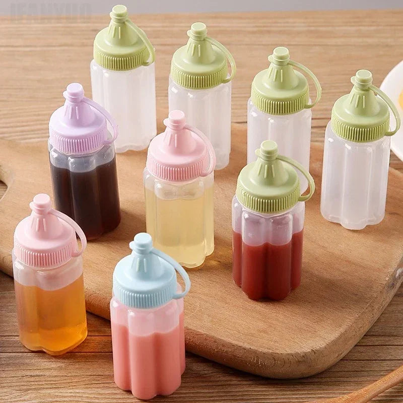 4-Pack Mini Sauce Squeeze Bottles