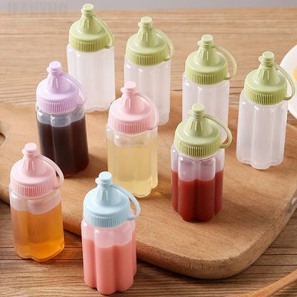 4-Pack Mini Sauce Squeeze Bottles