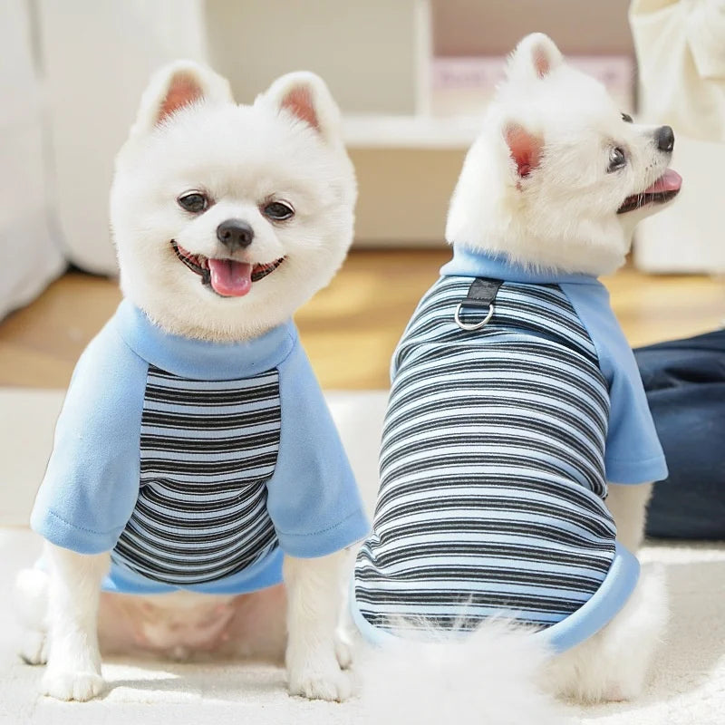 Striped Pet Pullover Shirt