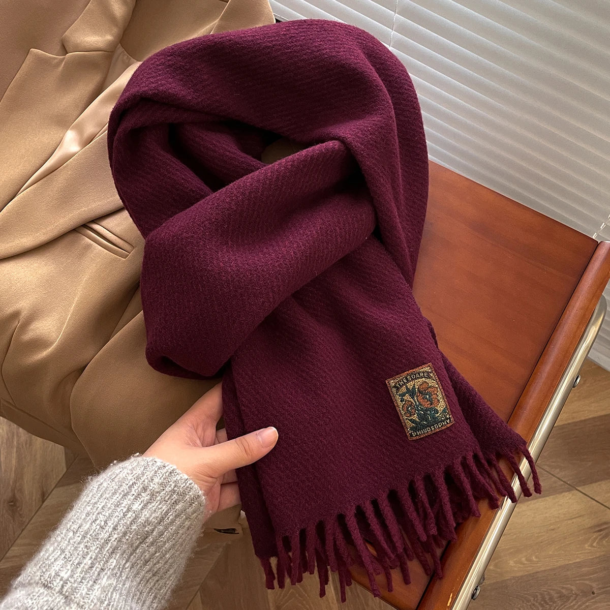 Women’s Soft Cashmere Feel Winter Scarf
