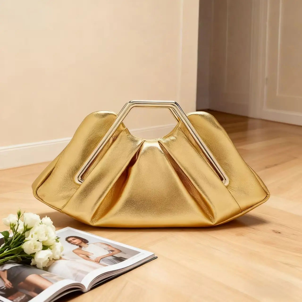 Luxury Cloud Hobo Clutch Bag