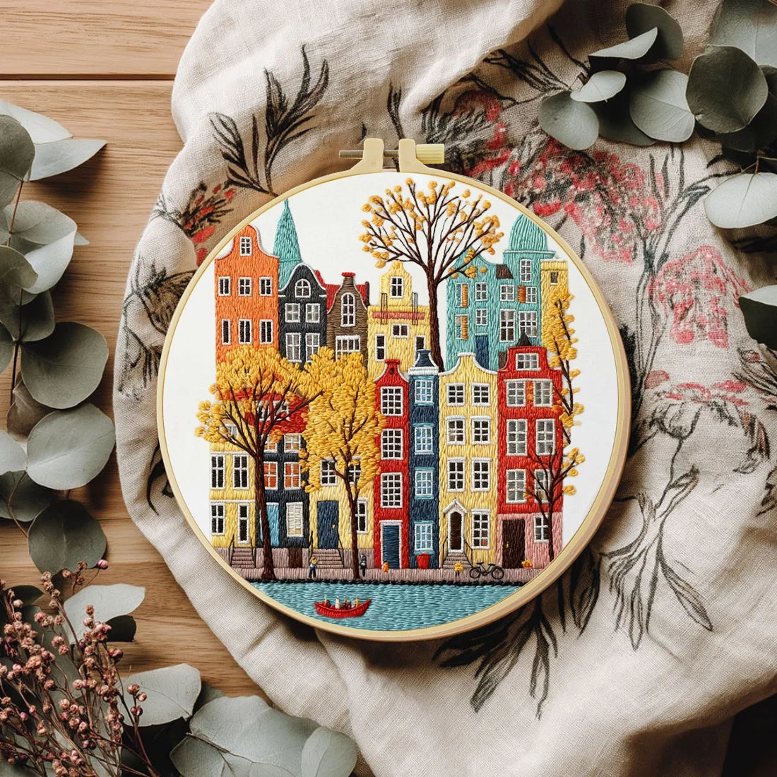 Cityscape Embroidery Starter Kit
