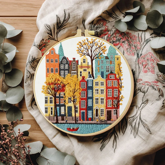 Cityscape Embroidery Starter Kit