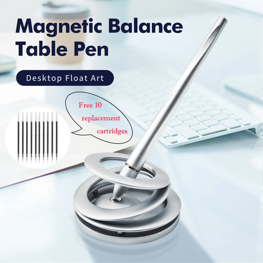 Magnetic Levitating Self-Standing Ballpoint Pen
