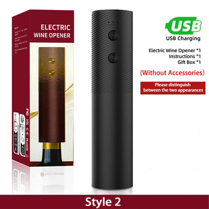 USB Rechargeable Electric Wine Opener Set