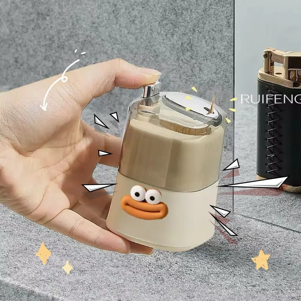 Automatic Pop-Up Toothpick Holder
