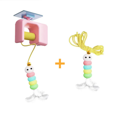 Caterpillar & Flying Bird Interactive Cat Toy