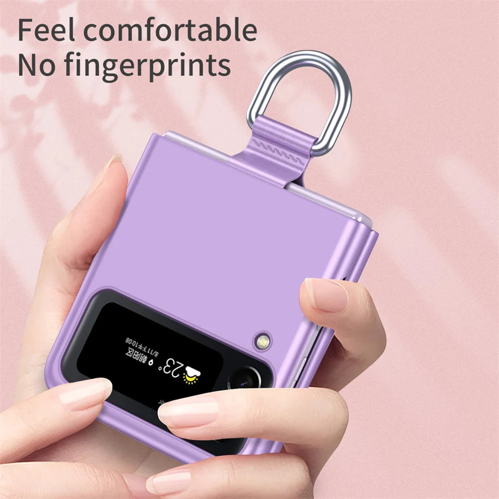 Samsung Galaxy Z Flip Ring Lanyard Case
