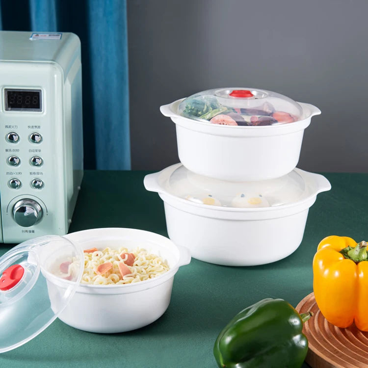 Microwave Food Steamer & Soup Bowl with Lid