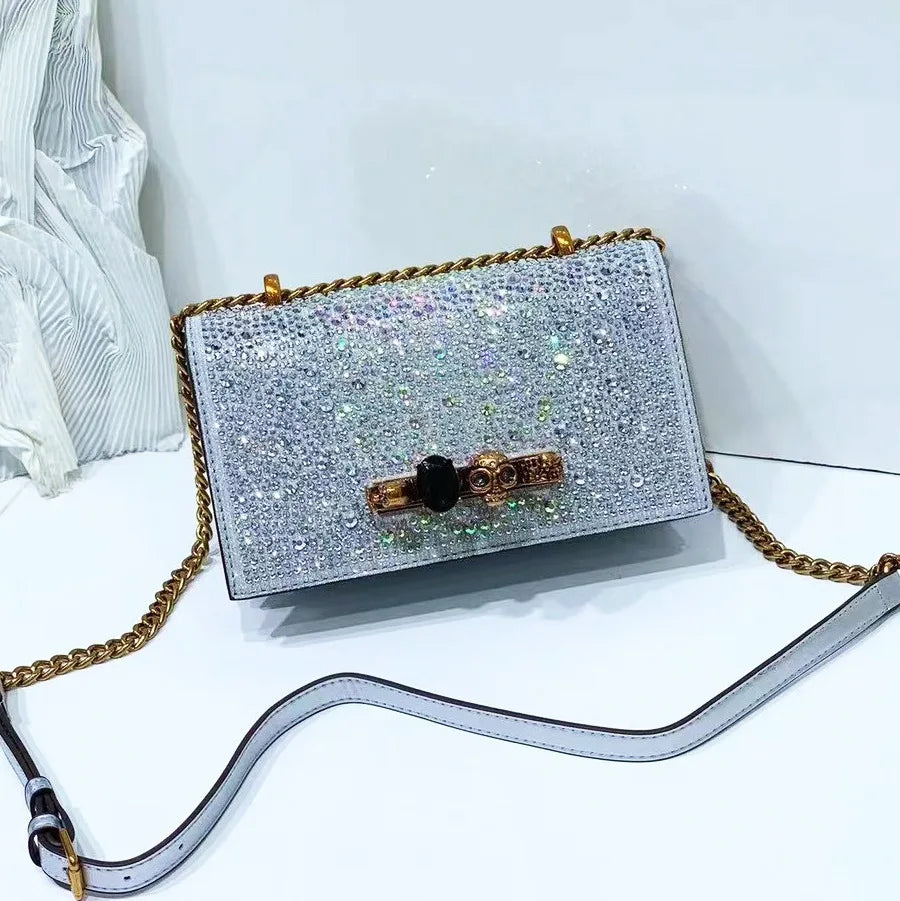 Glitter Evening Crossbody Bag