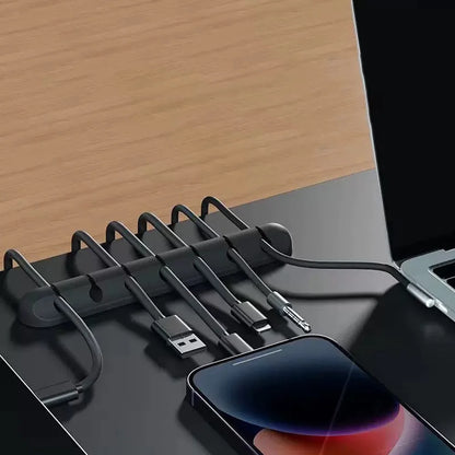 Adhesive Silicone Cable Holder Clips