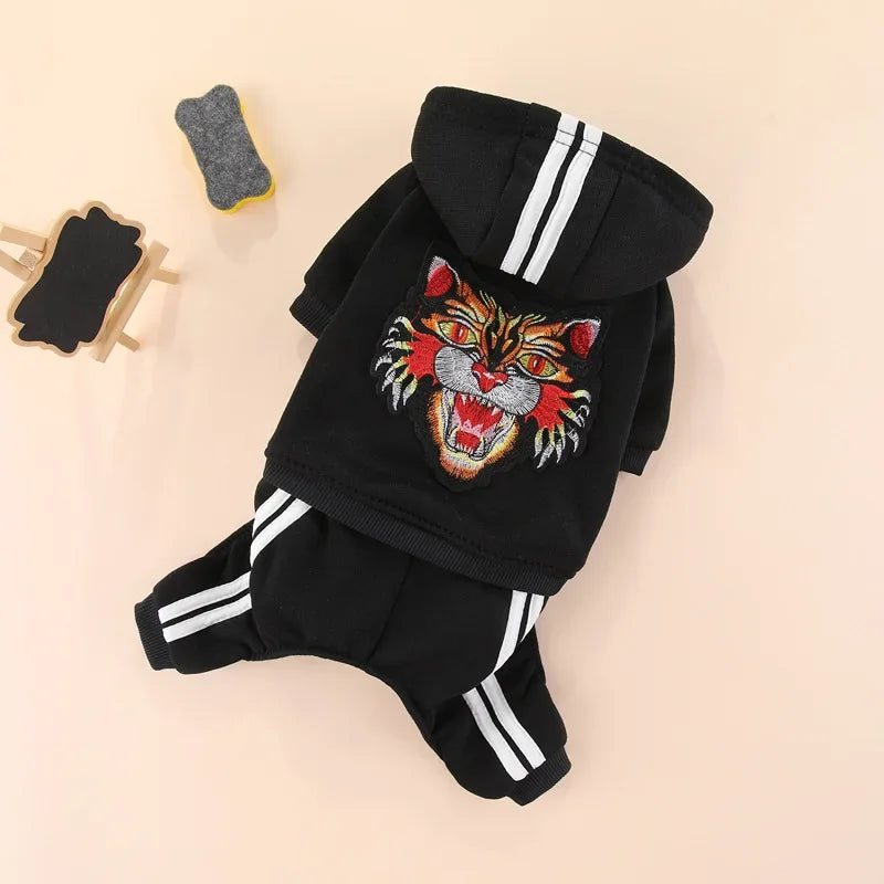 Cotton Dog Pajamas Romper Jumpsuit