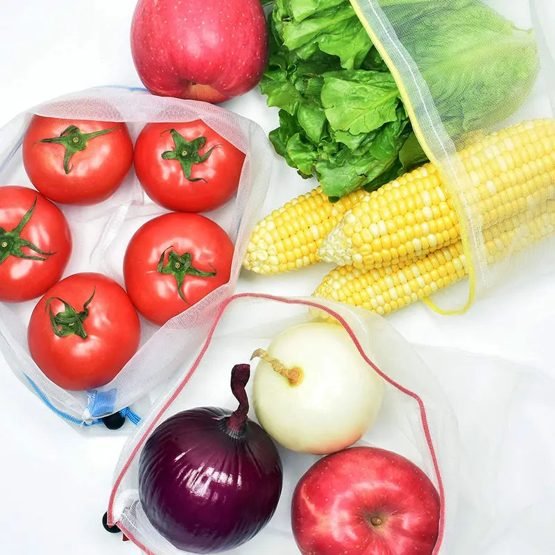 Reusable Mesh Produce Bag Set