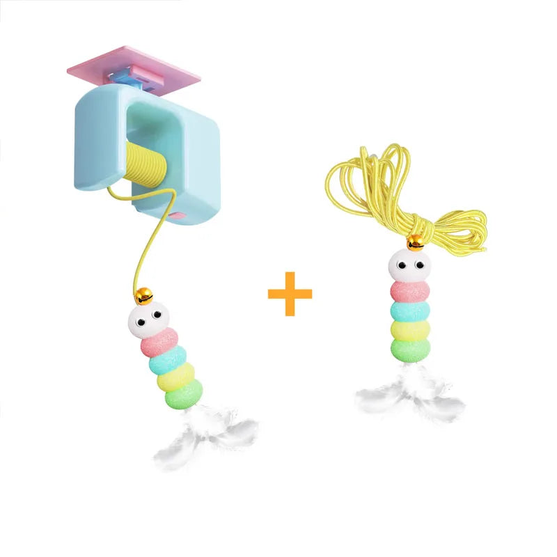 Caterpillar & Flying Bird Interactive Cat Toy