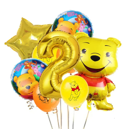 Winnie the Pooh Birthday Decoration Balloons