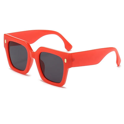 Classic Luxury Brand Designer Big Frame Square Sunglasses