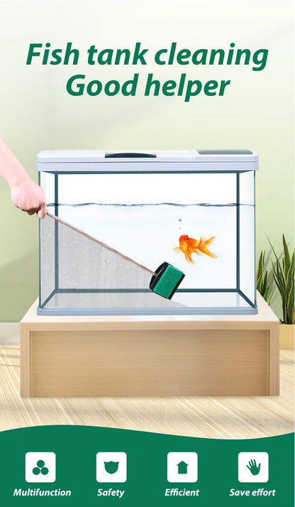 Long Handle Fish Tank Algae Cleaner