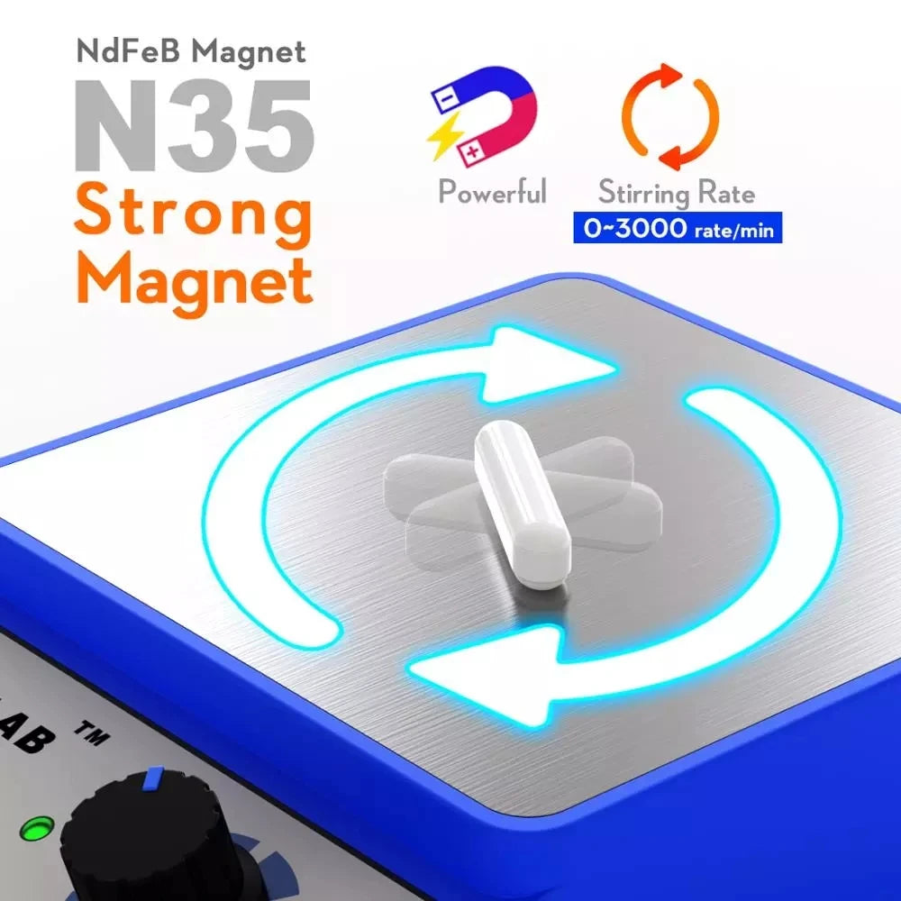 Magnetic Stirrer – 3000ml Laboratory Mixer