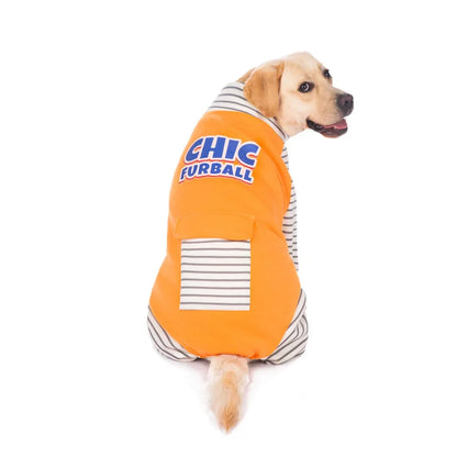 Miss Doggy Warm Turtleneck Dog Pajamas for Large Dogs