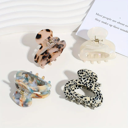 Elegant Small Oval Hair Claw Clip