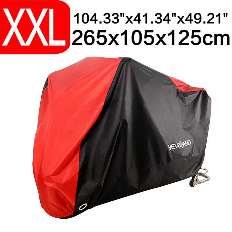 Black Blue Design Waterproof Motorcycle Covers