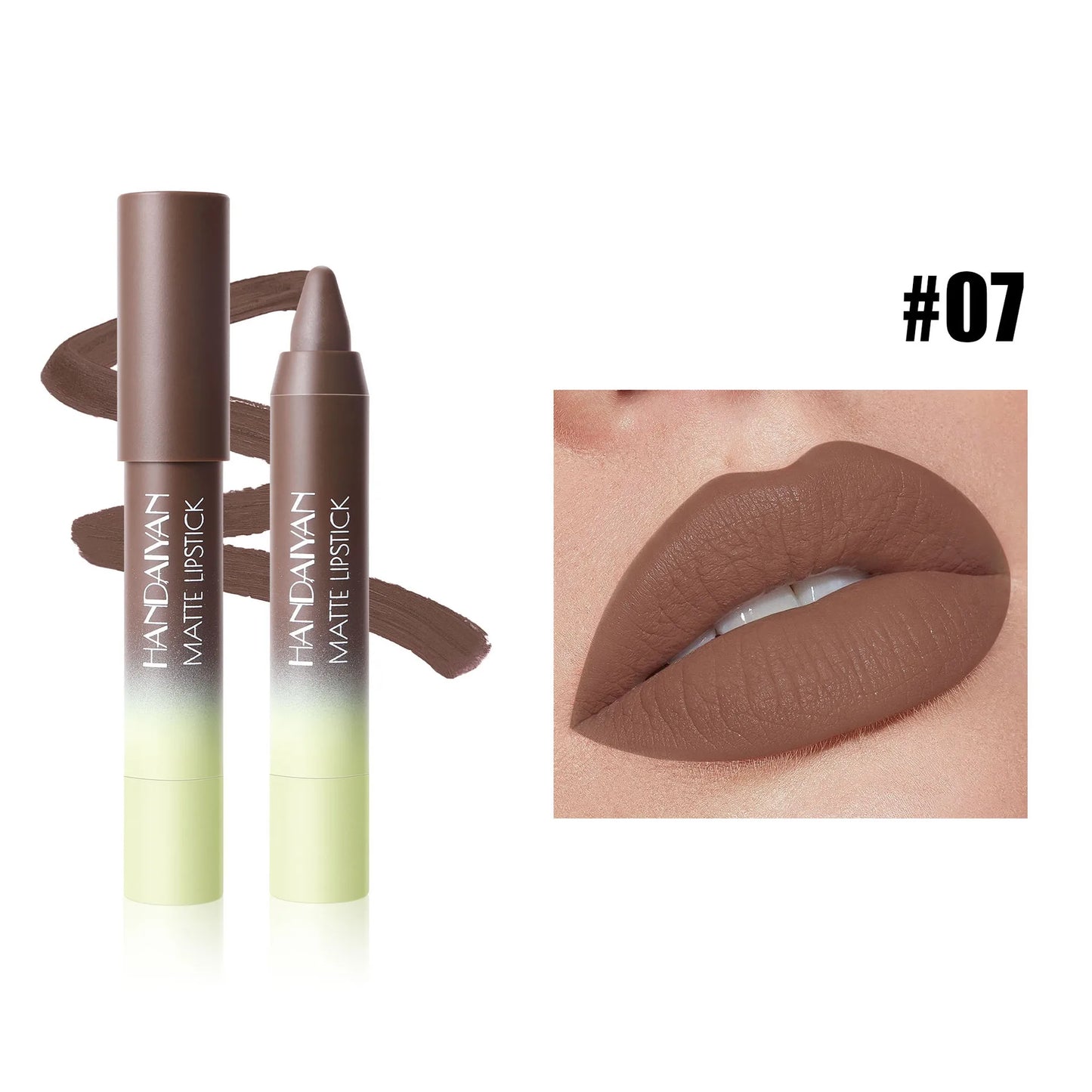 Matte Waterproof Lipstick Crayon