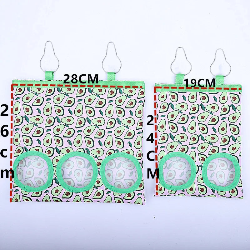 Hanging Hay Feeder Bag for Small Pets