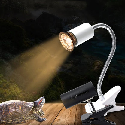 Reptile Heat Lamp with Clip Holder