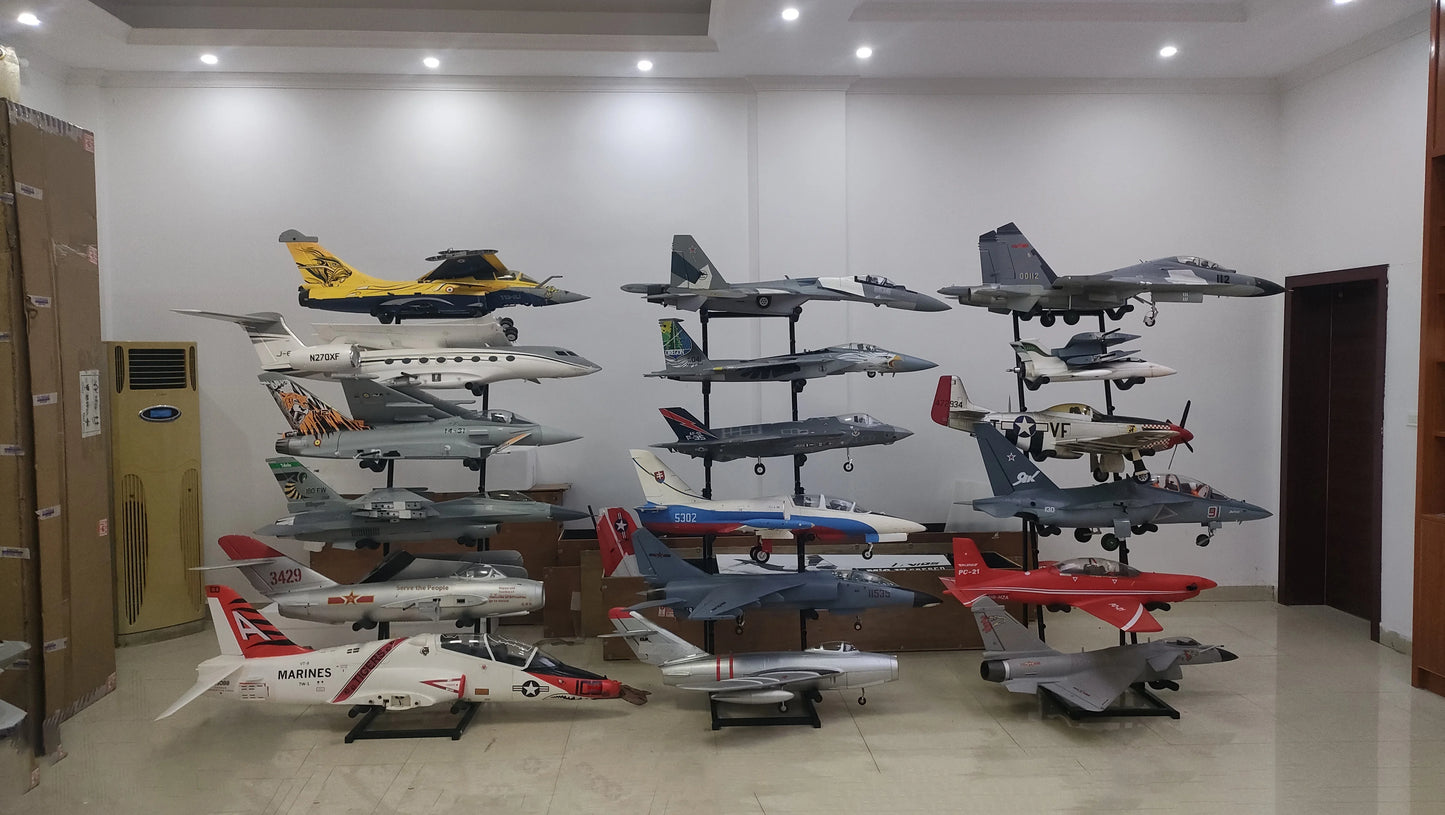 Adjustable Multi-Layer RC Aircraft Display Stand